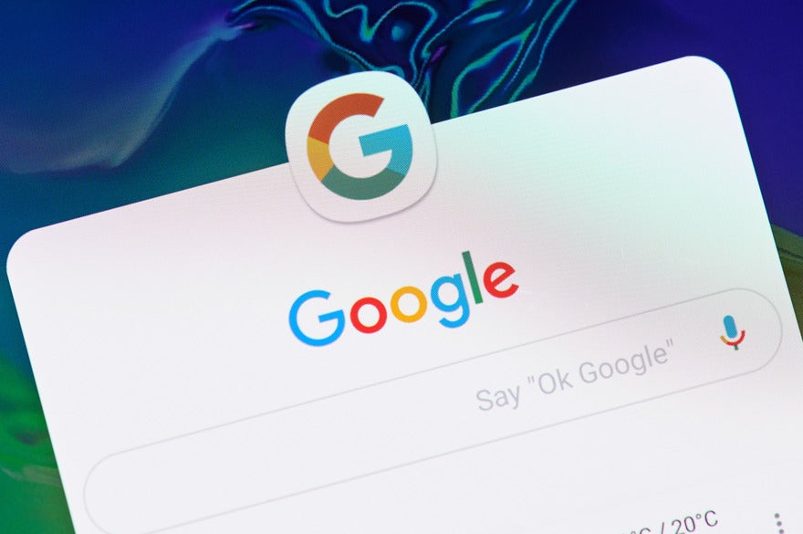 Google search display