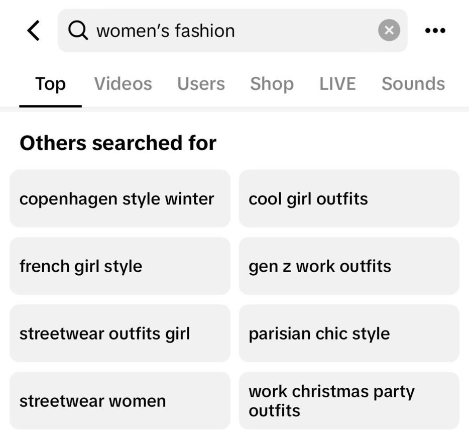 related results for Women's fashion search