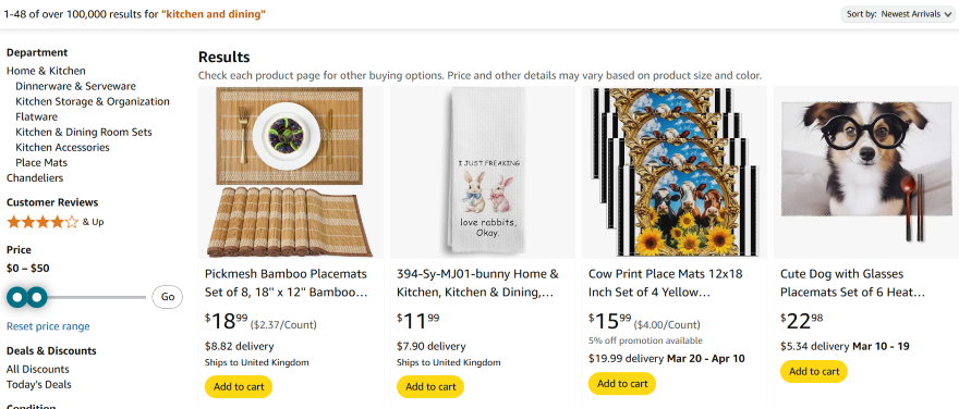 An Amazon product listing page featuring images with transparent white backgrounds