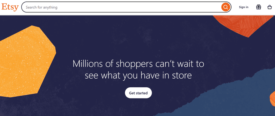 Etsy sellers hub